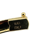 14k Yellow Gold 41.3g Solid Heavy 6mm Omega Link Necklace Italy 18"