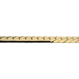 14k Yellow Gold 49g Solid Thick 7mm Herringbone Link Necklace Italy 20"