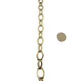 14k Yellow Gold 13.5g Ladies Polished 12mm Fancy Link Bracelet Italy 7"