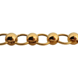 19k Portuguese Yellow Gold 15.7g Vintage Ladies Fancy Link Bracelet 8"