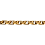 19k Portuguese Yellow Gold 25.5g Solid Double Curb Link Men's Bracelet 8.25"