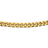 18k Yellow Gold 17g Solid Vintage UnoAErre Curb Link Chain Necklace Italy 20"