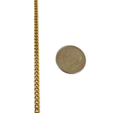 18k Yellow Gold 17g Solid Vintage UnoAErre Curb Link Chain Necklace Italy 20"