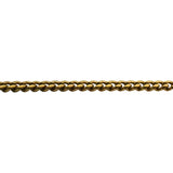 18k Yellow Gold 6.6g Solid Thin 2mm Vintage Curb Link Chain Necklace 19"