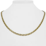 14k Yellow Gold 16.2g Solid Men's 3.5mm Mariner Link Chain Necklace 20"