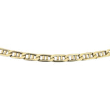 14k Yellow Gold 16.2g Solid Men's 3.5mm Mariner Link Chain Necklace 20"