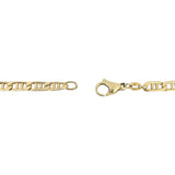 14k Yellow Gold 16.2g Solid Men's 3.5mm Mariner Link Chain Necklace 20"