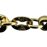14k Yellow Gold 16.2g Solid Men's 3.5mm Mariner Link Chain Necklace 20"