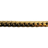 14k Yellow Gold 42g Heavy Thick UnoAErre Flattened Fancy Link Necklace Italy 18"
