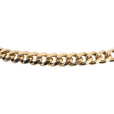 10k Yellow Gold 30g Solid Heavy 4mm Curb Link Chain Necklace 27"
