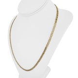 14k Yellow Gold 18.9g Solid Diamond Cut Mariner Link Chain Necklace Italy 22"