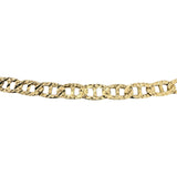 14k Yellow Gold 18.9g Solid Diamond Cut Mariner Link Chain Necklace Italy 22"