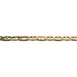 14k Yellow Gold 18.9g Solid Diamond Cut Mariner Link Chain Necklace Italy 22"