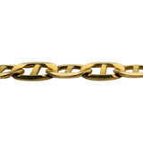 14k Yellow Gold 29g Solid Heavy 6mm Mariner Link Chain Necklace Italy 23"
