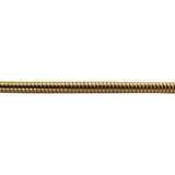 14k Yellow Gold 15g Solid Vintage UnoArre Snake Link Necklace Italy 20"