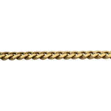 14k Yellow Gold 23.3g Solid 3.5mm Curb Link Chain Necklace South Africa 26"