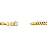 14k Yellow Gold 23.3g Solid 3.5mm Curb Link Chain Necklace South Africa 26"