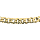 10k Yellow Gold 9.3g Hollow Light 4.2mm Curb Link Chain Necklace 20"