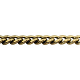 10k Yellow Gold 9.3g Hollow Light 4.2mm Curb Link Chain Necklace 20"