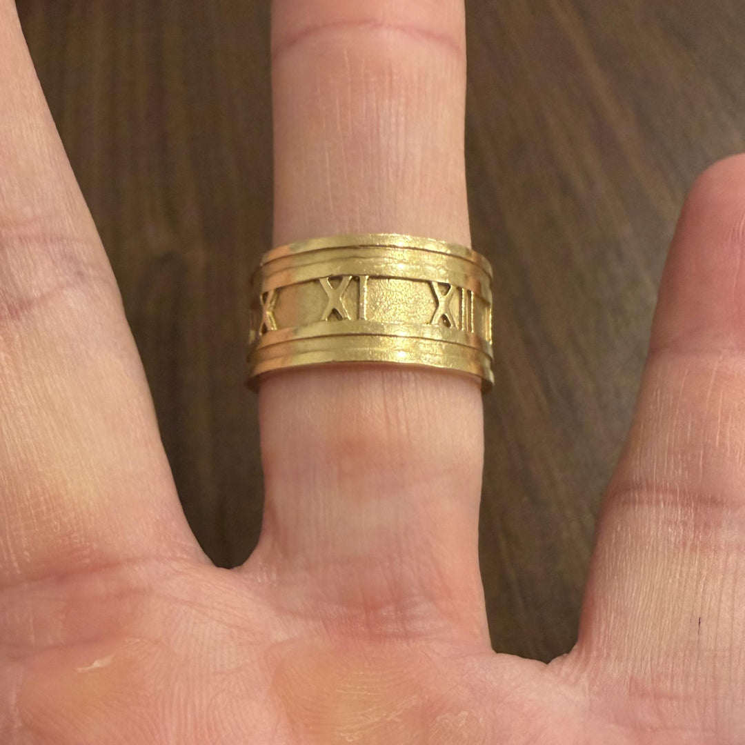Tiffany & Co. Atlas Vintage 18k Yellow Gold 14g Solid Band Ring Size 10.5
