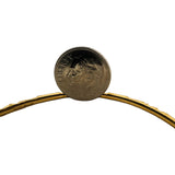 Pair of 22k Yellow Gold 25.2g Solid Fancy Slip On Small Bangle Bracelets 7"