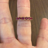 18k Yellow Gold and 1cttw Round Vintage Ladies Band Ring Size 8.25