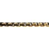 18k Yellow Gold 41.8g Solid Very Heavy Vintage Double Curb Link Bracelet 8.5"