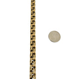 18k Yellow Gold 41.8g Solid Very Heavy Vintage Double Curb Link Bracelet 8.5"