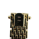 14k Yellow Gold 20g Polished Ladies 11mm Brick Link Mesh Bracelet Italy 7"
