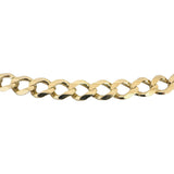 14k Yellow Gold 28.9g Solid Heavy 7mm Curb Link Chain Necklace 21"