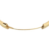 14k Yellow Gold 18.6g Vintage Ladies Ribbed 11mm Bangle Bracelet 6.75"