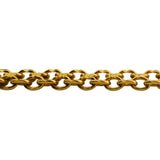 24k Pure Yellow Gold 24.2g Solid Heavy Bismark Link Necklace 16"
