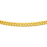 24k Pure Yellow Gold 35g Solid Heavy 4mm Curb Link Chain Necklace 22"