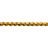 24k Pure Yellow Gold 35g Solid Heavy 4mm Curb Link Chain Necklace 22"