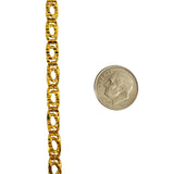24k Pure Yellow Gold 29.6g Solid Heavy 5mm Double Curb Link Chain Necklace 16"