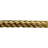 18k Yellow Gold 34.3g Heavy Ladies Vintage Fancy Link Collar Necklace Italy 15"