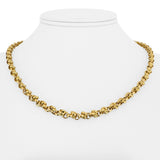 18k Yellow Gold 18.7g Ladies Polished Fancy Cable Link Chain Necklace 17.5"