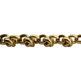 18k Yellow Gold 18.7g Ladies Polished Fancy Cable Link Chain Necklace 17.5"