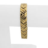 14k Yellow Gold 22.5g Ladies Polished 11.5mm Fancy Link Bracelet Italy 7"