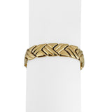 14k Yellow Gold 22.5g Ladies Polished 11.5mm Fancy Link Bracelet Italy 7"
