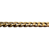 14k Yellow Gold 36g Semi Solid 8mm Cuban Curb Link Chain Necklace 23"