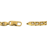 Chini 18k Yellow Gold 22.3g Solid Vintage Men's Curb Link Bracelet Italy 8.5"