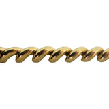 14k Yellow Gold 17.6g Ladies Polished 8mm San Marco Link Bracelet Italy 7"
