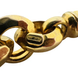 14k Yellow Gold 14.2g Ladies Faceted 8.5mm Rolo Link Bracelet Italy 8.25"