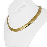 14k Yellow Gold 51.3g Solid Heavy 8mm Omega Link Necklace Italy 16"
