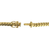 14k Yellow Gold 43g Solid Heavy 5mm Cuban Link Chain Necklace 22"