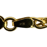 14k Yellow Gold 19g Solid Ladies 3.5mm Wheat Link Chain Necklace Italy 18"