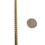 14k Yellow Gold 20g Solid Men's 5mm Cuban Curb Bracelet 8"