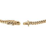 14k Yellow Gold 20g Solid Men's 5mm Cuban Curb Bracelet 8"