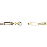 14k Yellow Gold 11g Ladies Solid 4mm Paperclip Link Chain Necklace 18"